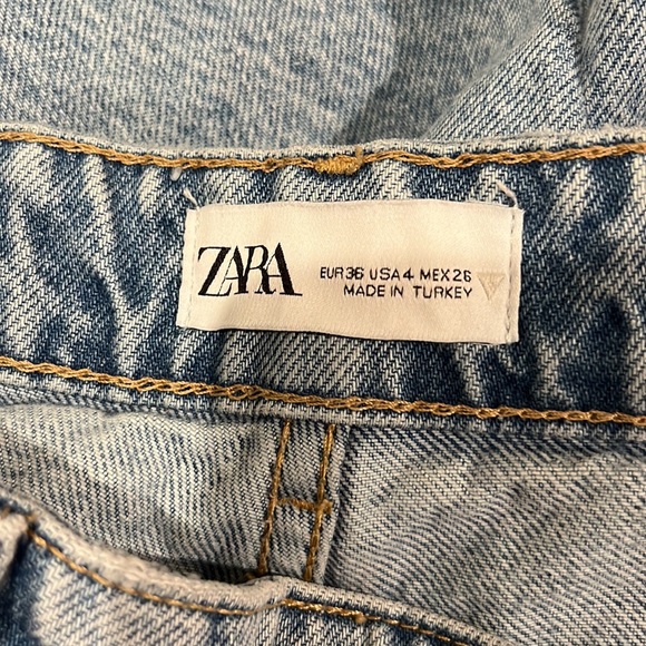 Zara Wide Leg Jeans Size 4 - Picture 6 of 6